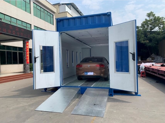 차 회화를 위한 휴대용 살포 부스 움직일 수 있는 콘테이너 작풍 페인트 방
