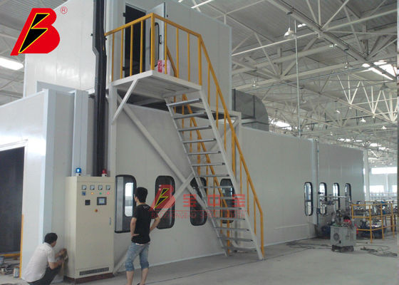 품질 샤워 시험은 차 36.5KW 수질 시험 부스를 버스로 나릅니다 공장