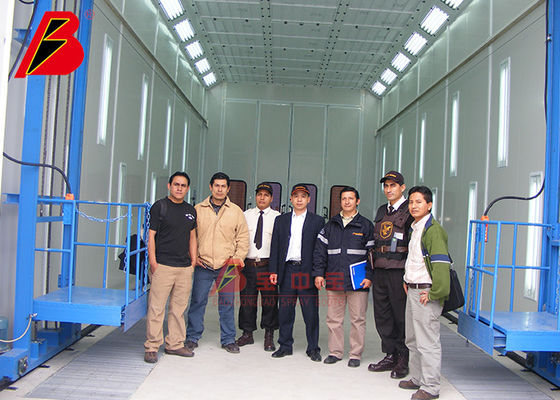가스 열 시스템 CE 65Kw 버스 스프레이 부스