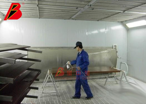 품질 워터 커튼 필터 시스템과 34.5KW 관방 페인트 부쓰 공장